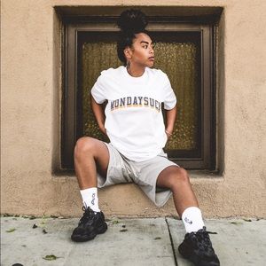 Monday Suck logo tee